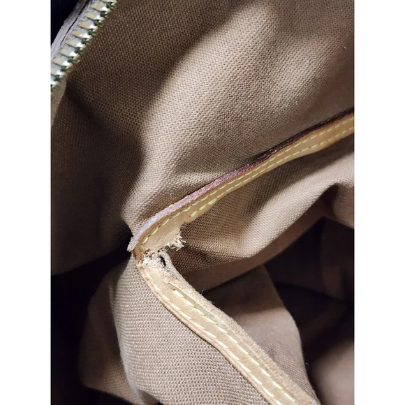 LOUIS VUITTON Monogram Palermo GM Shoulder Bag Brown/Beige - Picture 15 of 16